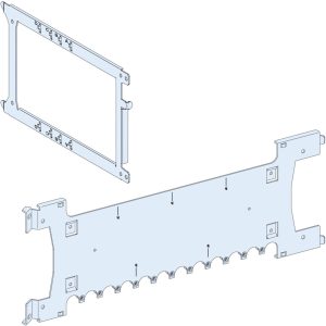 Schneider Electric LVS03423 PrismaSeT-P, montageplaat, 3-4x NSX/NSX Vigi100-250 3-4-polig, tuimelaar, insteektechniek, v Schneider Electric LVS03423 PrismaSeT-P, montageplaat, 3-4x NSX/NSX Vigi100-250 3-4-polig, tuimelaar, insteektechniek, v