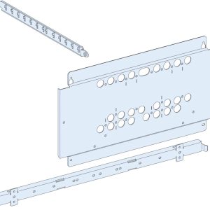 Schneider Electric LVS03428 PrismaSeT-P, montageplaat, voor netomschakeling, INS-INV/NSX100-250, draai-aandrijving, vert Schneider Electric LVS03428 PrismaSeT-P, montageplaat, voor netomschakeling, INS-INV/NSX100-250, draai-aandrijving, vert