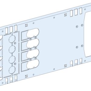 Schneider Electric LVS03454 PrismaSeT-P, montageplaat, Compact NSX/NSX Vigi400-630 4-polig, insteektechniek, horizontaal Schneider Electric LVS03454 PrismaSeT-P, montageplaat, Compact NSX/NSX Vigi400-630 4-polig, insteektechniek, horizontaal