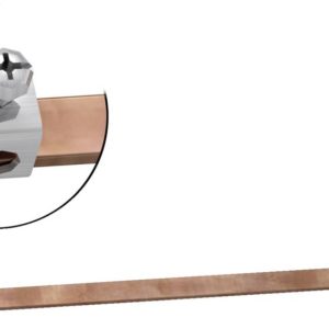 Schneider Electric LVS04201 PrismaSeT-P, Linergy TB, aardingsrail, doorsnede 12x3mm, klemmen 1×16-35mm², lengte=450 mm V Schneider Electric LVS04201 PrismaSeT-P, Linergy TB, aardingsrail, doorsnede 12x3mm, klemmen 1×16-35mm², lengte=450 mm V