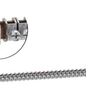 Schneider Electric LVS04202 PrismaSeT-P, Linergy TB, aardingsrail, doorsnede 12x3mm, klemmen 1×16-35mm² en 20×2.5-16mm², Schneider Electric LVS04202 PrismaSeT-P, Linergy TB, aardingsrail, doorsnede 12x3mm, klemmen 1×16-35mm² en 20×2.5-16mm²,