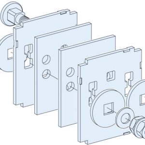 Schneider Electric LVS04641 PrismaSeT-P, Linergy BS, verbinding, horizontaal, voor raildoorsnede 80x5mm, 80x10mm, 100×10