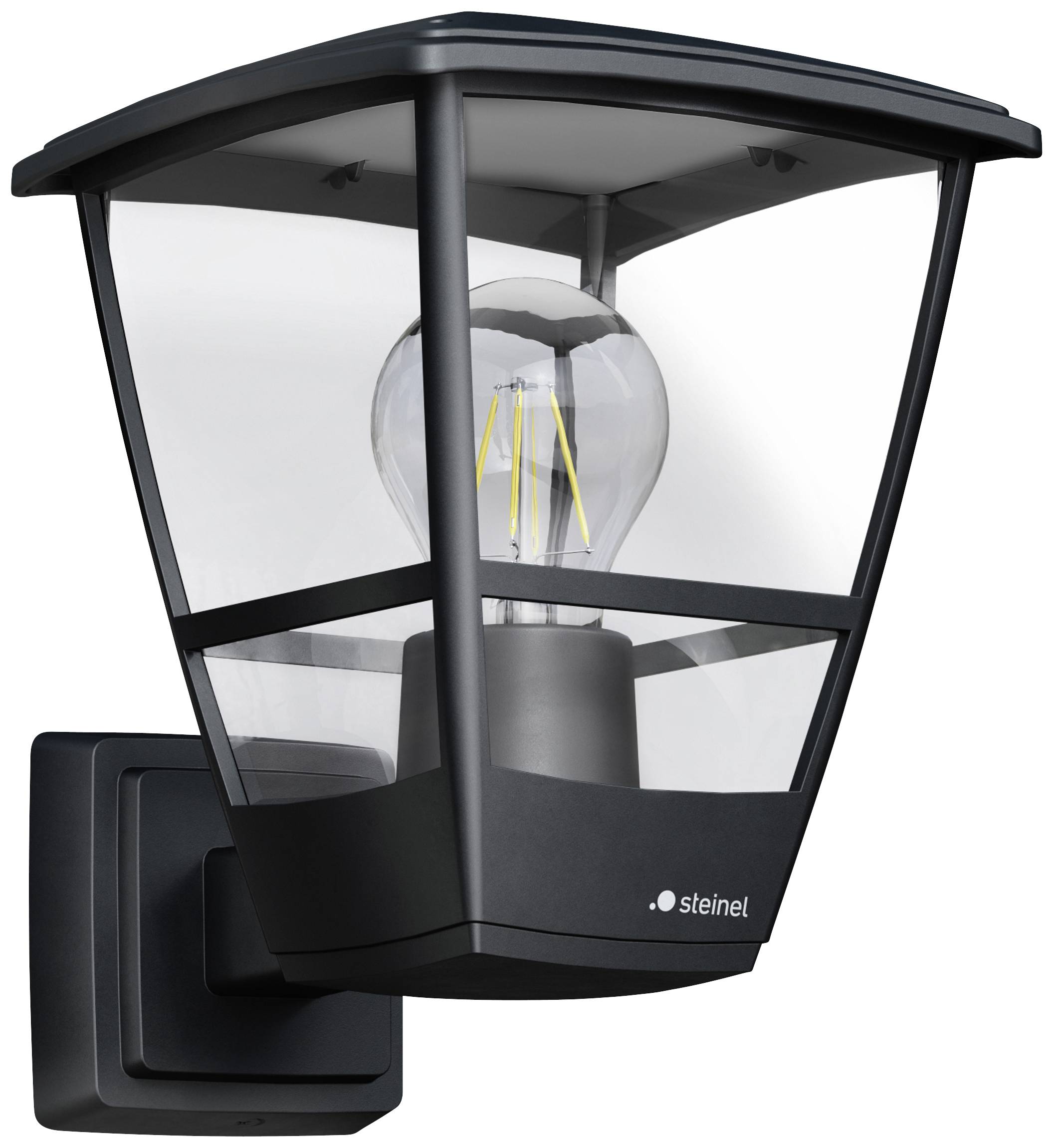 Steinel AUSSENLEUCHTE L 10 SW 084752 Buitenlamp (wand) LED E27 15 W Zwart