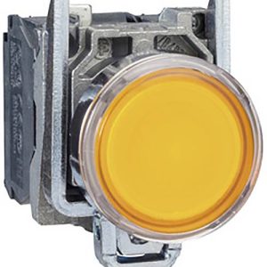 Schneider Electric XB4BW35B5 Verlichte druktoets, geel, vlak, 1S+1Ö, tastend, +LED 24V AC/DC Verlichte druktoets 1 stuk( Schneider Electric XB4BW35B5 Verlichte druktoets, geel, vlak, 1S+1Ö, tastend, +LED 24V AC/DC Verlichte druktoets 1 stuk(