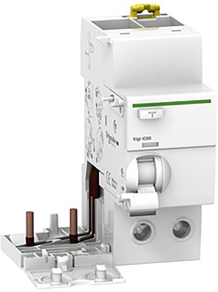 Schneider Electric A9V22263 FI-blok Vigi iC60L, 2P, 63A, 100 mA, type A Verdeelkastaccessoire 1 stuk(s)
