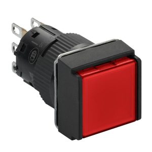 Schneider Electric XB6ECW4B1P Verlichte drukknop, rood Ø 16, zonder vergrendeling, 24 V, 1 OC Verlichte druktoets 5 stuk Schneider Electric XB6ECW4B1P Verlichte drukknop, rood Ø 16, zonder vergrendeling, 24 V, 1 OC Verlichte druktoets 5 stuk