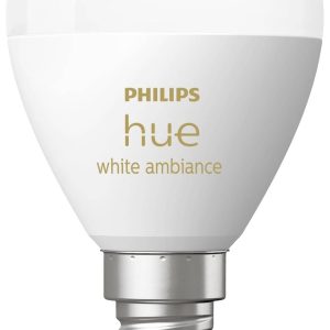 Philips Hue LED-lamp 8719514491106 Energielabel: F (A – G) Hue White Ambiance Luster E14 5.1 W Philips Hue LED-lamp 8719514491106 Energielabel: F (A – G) Hue White Ambiance Luster E14 5.1 W