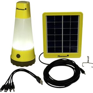 Phaesun 350115 Solar Lightkit Sun Shine Tafellamp op zonne-energie LED 1.2 W, 1 W Geel, Zwart