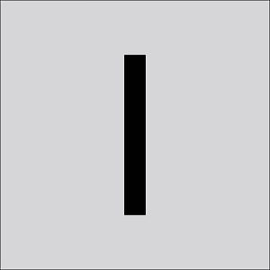 RZB 99220.003.I Letter „I” groot 40 mm 1 stuk(s) RZB 99220.003.I Letter „I” groot 40 mm 1 stuk(s)