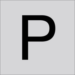 RZB 99220.003.P Letter „P” groot 40 mm 1 stuk(s) RZB 99220.003.P Letter „P” groot 40 mm 1 stuk(s)