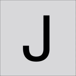 RZB 99223.013.J Letter „J” groot 120 mm 1 stuk(s)