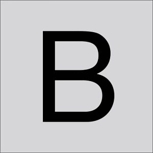 RZB 99223.013.B Letter „B” groot 120 mm 1 stuk(s)