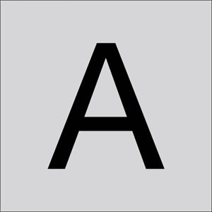 RZB 99223.013.A Letter „A” groot 120 mm 1 stuk(s)