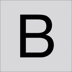 RZB 99224.003.B Letter „B” groot 200 mm 1 stuk(s) RZB 99224.003.B Letter „B” groot 200 mm 1 stuk(s)