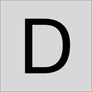 RZB 99224.003.D Letter „D” groot 200 mm 1 stuk(s) RZB 99224.003.D Letter „D” groot 200 mm 1 stuk(s)
