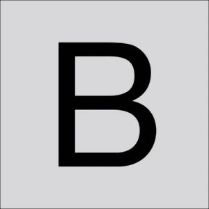 RZB 99221.013.B Letter „B” groot 60 mm 1 stuk(s) RZB 99221.013.B Letter „B” groot 60 mm 1 stuk(s)