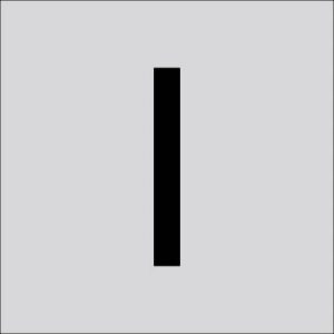 RZB 99221.013.I Letter „I” groot 60 mm 1 stuk(s) RZB 99221.013.I Letter „I” groot 60 mm 1 stuk(s)