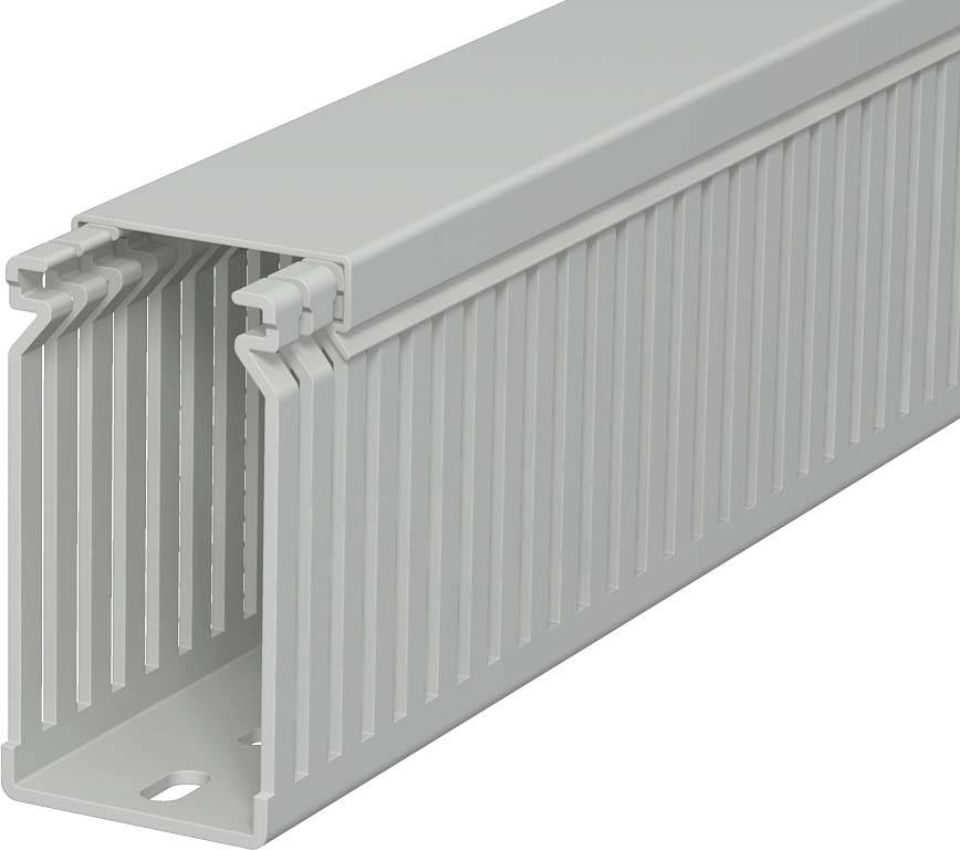 OBO Bettermann 6178943 Kabelgoot Bovenstuk (l x b x h) 2000 x 40 x 80 mm 12 stuk(s) Grijs