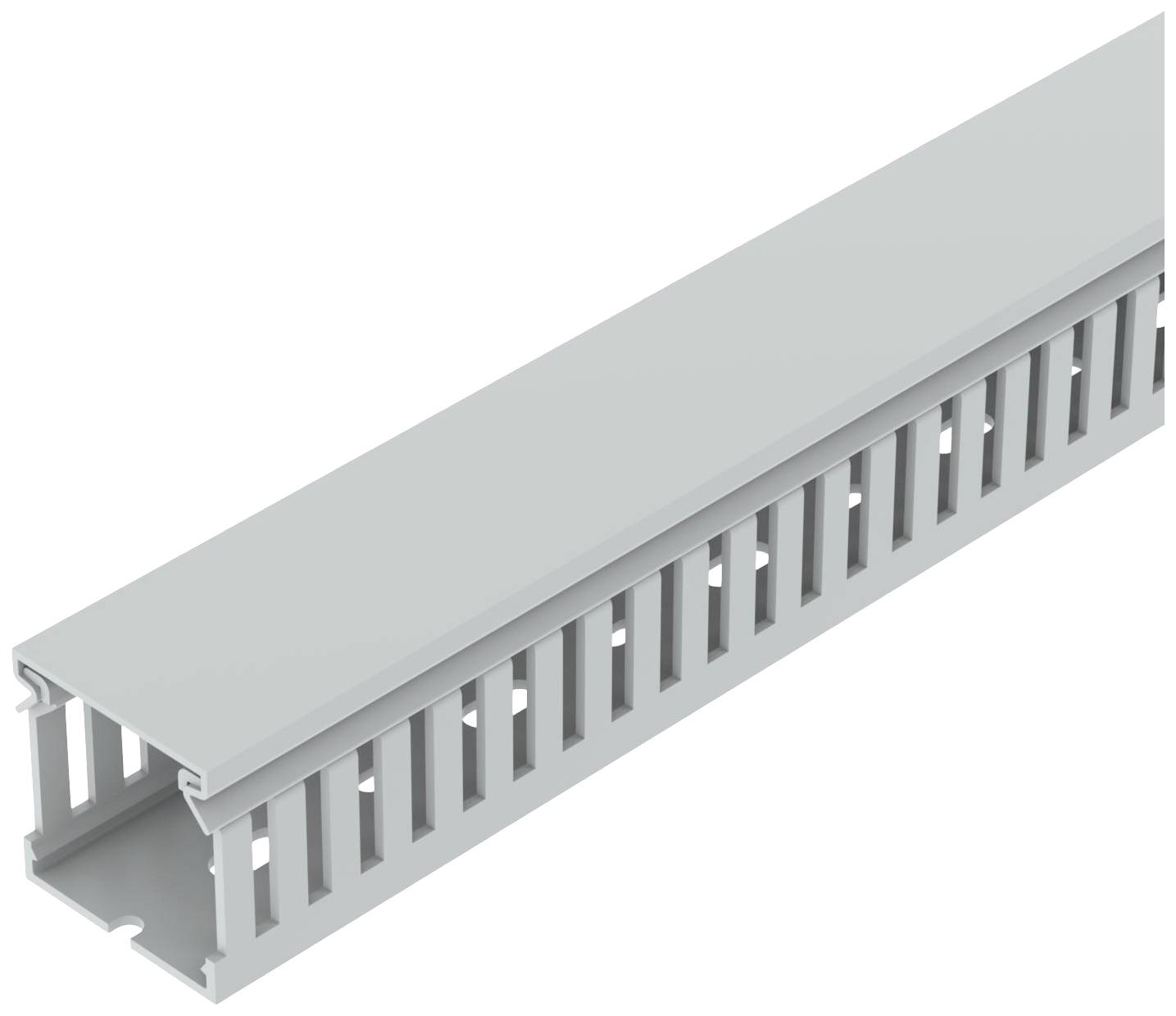 OBO Bettermann 6132546 Kabelgoot Bovenstuk (l x b x h) 2000 x 40 x 40 mm 26 stuk(s) Grijs