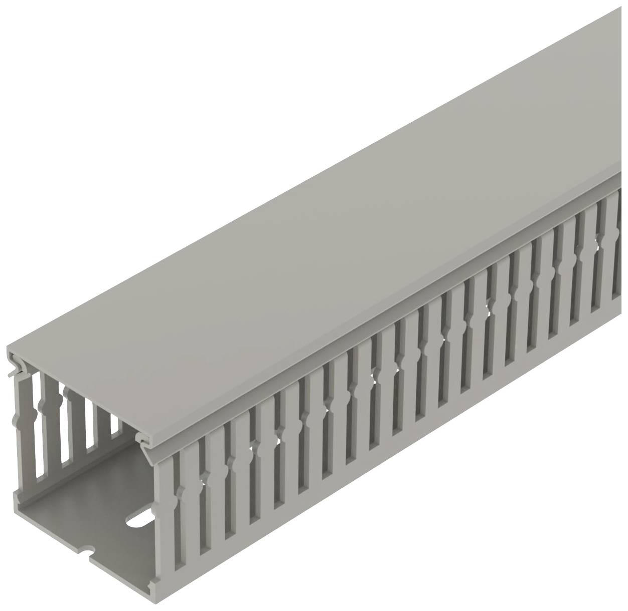 OBO Bettermann 6132502 Kabelgoot Bovenstuk (l x b x h) 2000 x 60 x 60 mm 18 stuk(s) Grijs