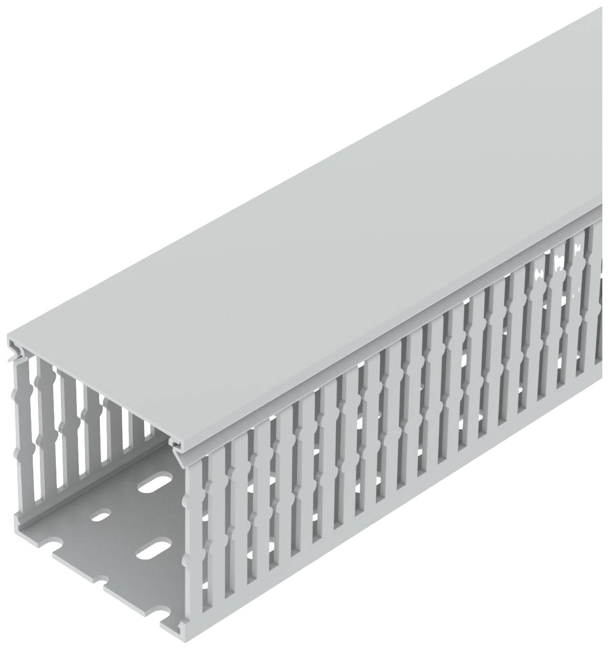 OBO Bettermann 6132566 Kabelgoot Bovenstuk (l x b x h) 2000 x 80 x 80 mm 12 stuk(s) Grijs