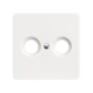 ELSO centrale plaat 226024 voor antennemast. 2-GATS zuiver wit 10 stuk(s) ELSO centrale plaat 226024 voor antennemast. 2-GATS zuiver wit 10 stuk(s)