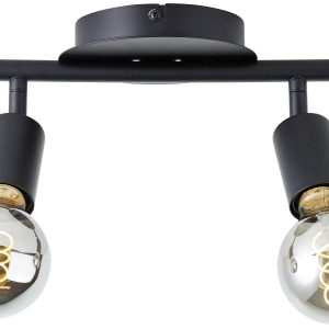 Brilliant Tiffany 99682/06 Plafondspot E27 28 W Zwart (mat) Brilliant Tiffany 99682/06 Plafondspot E27 28 W Zwart (mat)