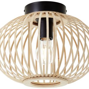 Brilliant 92859/09 Enca Plafondlamp E27 60 W Natuur, Zwart Brilliant 92859/09 Enca Plafondlamp E27 60 W Natuur, Zwart