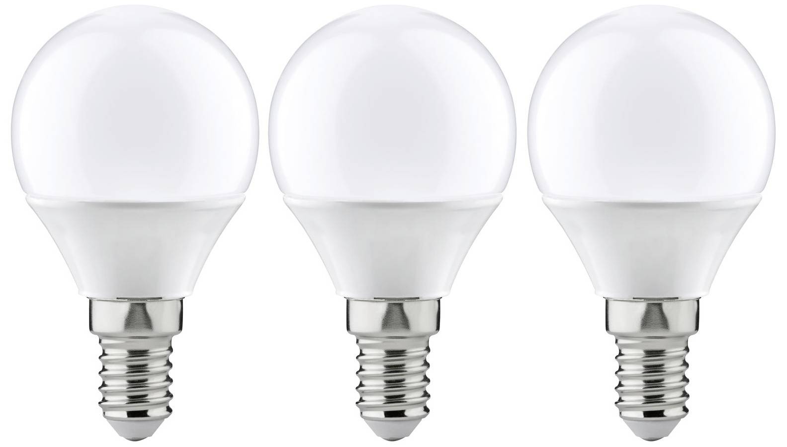 Paulmann 28537 LED-lamp Energielabel F (A - G) E14 5.5 W Warmwit (Ø x h) 45 mm x 81 mm 3 stuk(s)