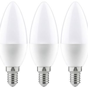 Paulmann 28538 LED-lamp Energielabel F (A – G) E14 5.5 W Warmwit (Ø x h) 35 mm x 100 mm 3 stuk(s) Paulmann 28538 LED-lamp Energielabel F (A – G) E14 5.5 W Warmwit (Ø x h) 35 mm x 100 mm 3 stuk(s)