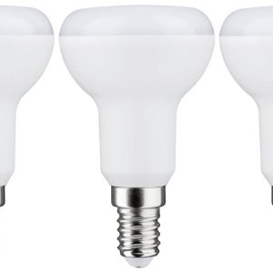Paulmann 28580 LED-lamp Energielabel F (A – G) E14 5.5 W Warmwit (Ø x h) 50 mm x 86 mm 3 stuk(s)