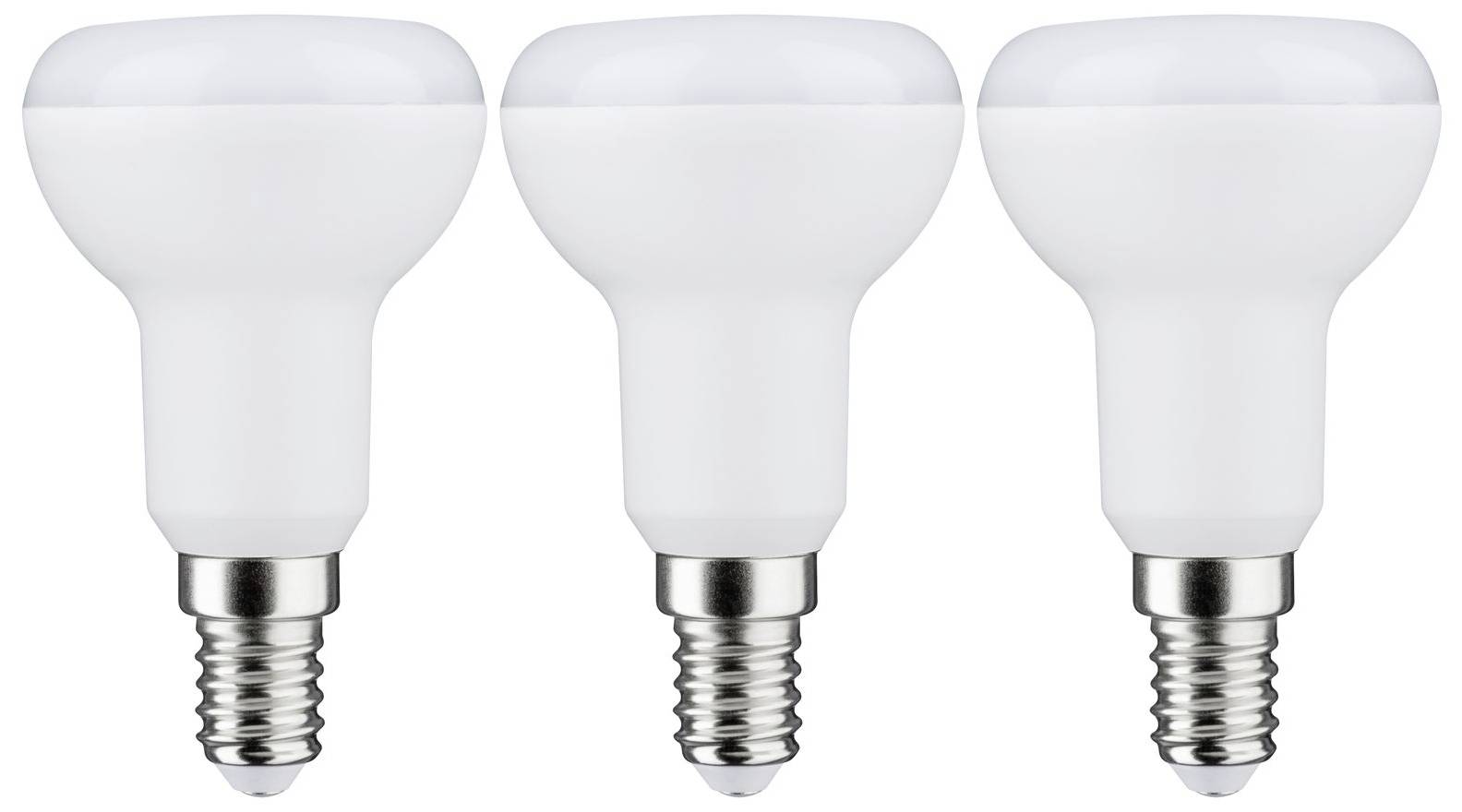 Paulmann 28580 LED-lamp Energielabel F (A - G) E14 5.5 W Warmwit (Ø x h) 50 mm x 86 mm 3 stuk(s)