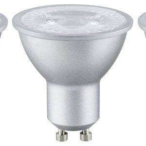 Paulmann 28581 LED-lamp Energielabel G (A – G) GU10 4 W Warmwit (Ø x h) 51 mm x 55 mm 3 stuk(s)