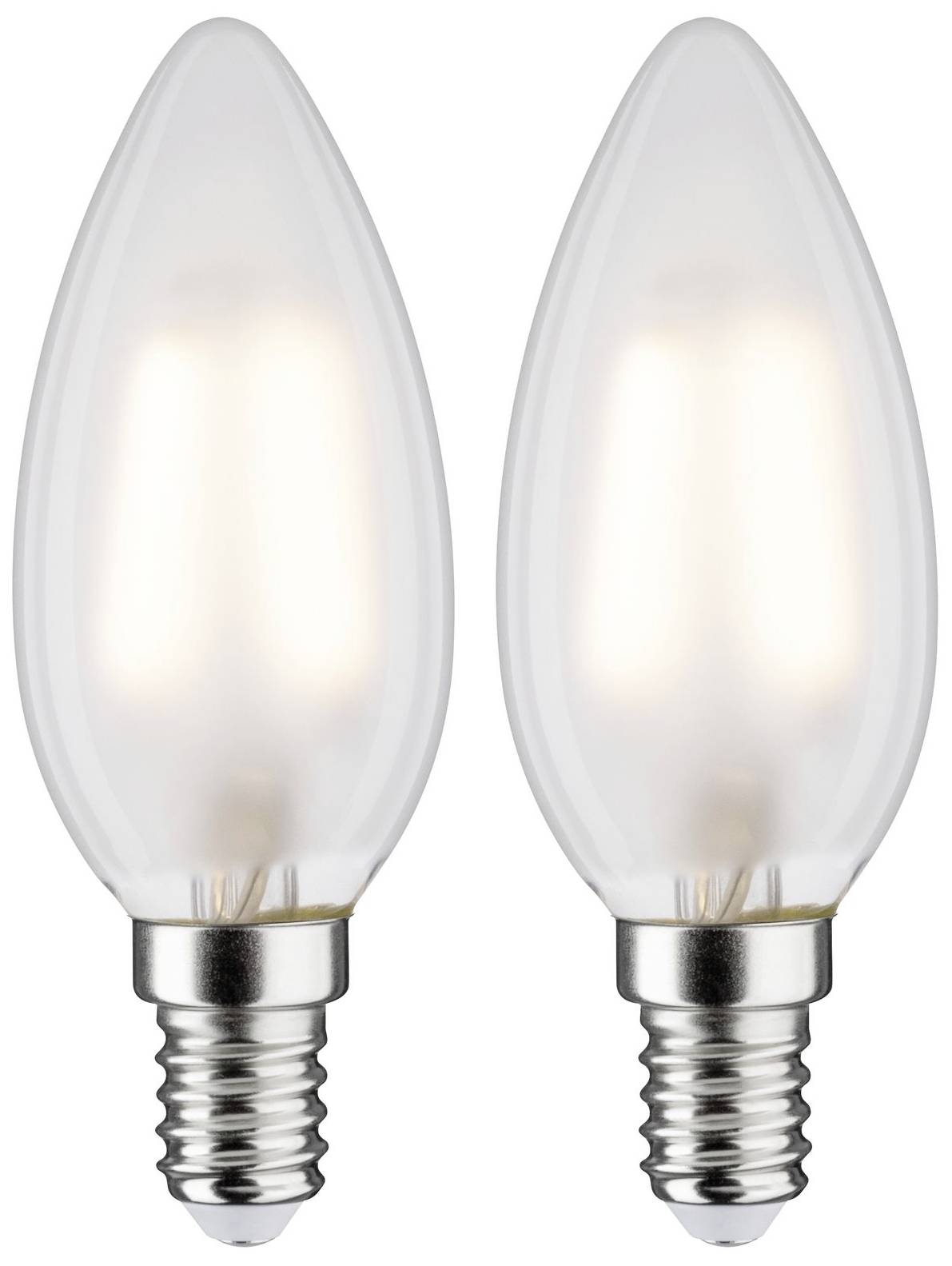 Paulmann 28636 LED-lamp Energielabel G (A - G) E14 3 W Warmwit (Ø x h) 35 mm x 98 mm 2 stuk(s)