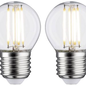 Paulmann 28640 LED-lamp Energielabel F (A – G) E27 5 W Warmwit (Ø x h) 45 mm x 72 mm 2 stuk(s) Paulmann 28640 LED-lamp Energielabel F (A – G) E27 5 W Warmwit (Ø x h) 45 mm x 72 mm 2 stuk(s)