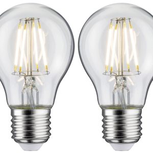 Paulmann 28856 LED-lamp Energielabel F (A – G) E27 5 W Warmwit (Ø x h) 60 mm x 108 mm 2 stuk(s) Paulmann 28856 LED-lamp Energielabel F (A – G) E27 5 W Warmwit (Ø x h) 60 mm x 108 mm 2 stuk(s)