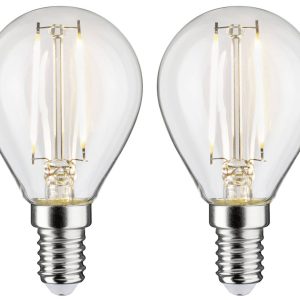 Paulmann 28857 LED-lamp Energielabel F (A – G) E14 2.7 W Warmwit (Ø x h) 45 mm x 81 mm 2 stuk(s) Paulmann 28857 LED-lamp Energielabel F (A – G) E14 2.7 W Warmwit (Ø x h) 45 mm x 81 mm 2 stuk(s)