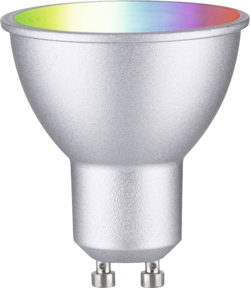 29149 Paulmann Home LED-lamp GU10 Energielabel: F (A - G) 4.8 W RGBW Chroom (mat)