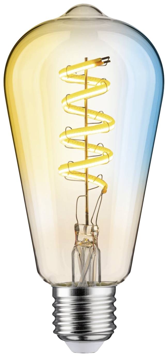 29157 Paulmann Home LED-lamp E27 Energielabel: G (A - G) 7.5 W Warmwit tot koudwit Goud