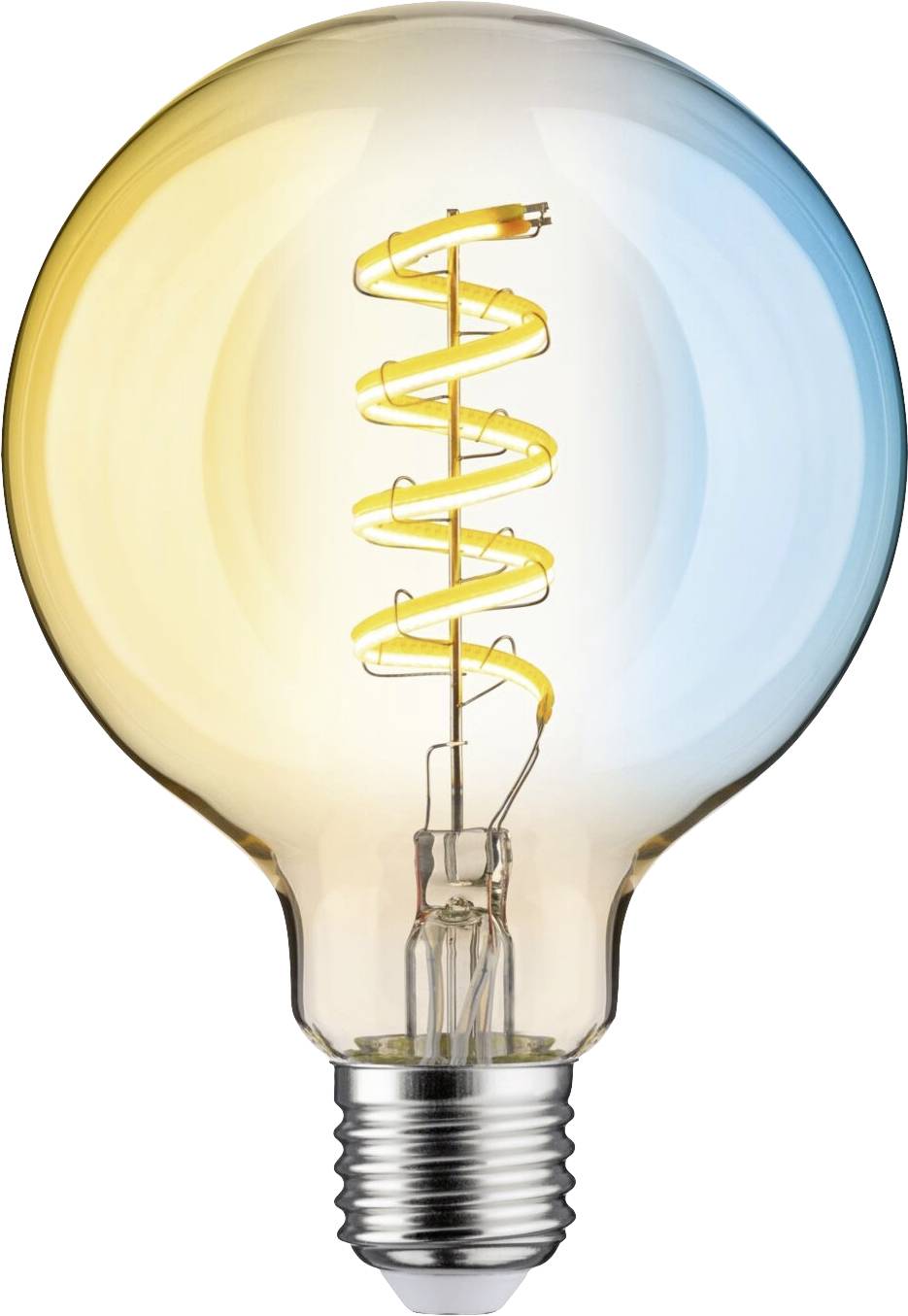 29159 Paulmann Home LED-lamp E27 Energielabel: G (A - G) 7.5 W Warmwit tot koudwit Goud