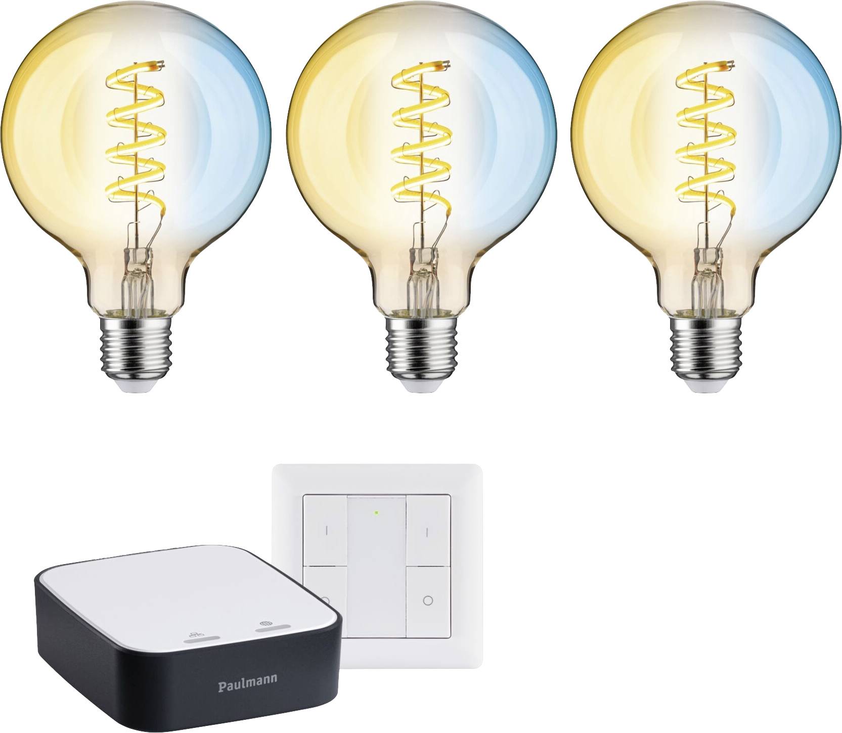 5195 Paulmann Home Starterkit verlichting E27 Energielabel: G (A - G) Warmwit tot koudwit