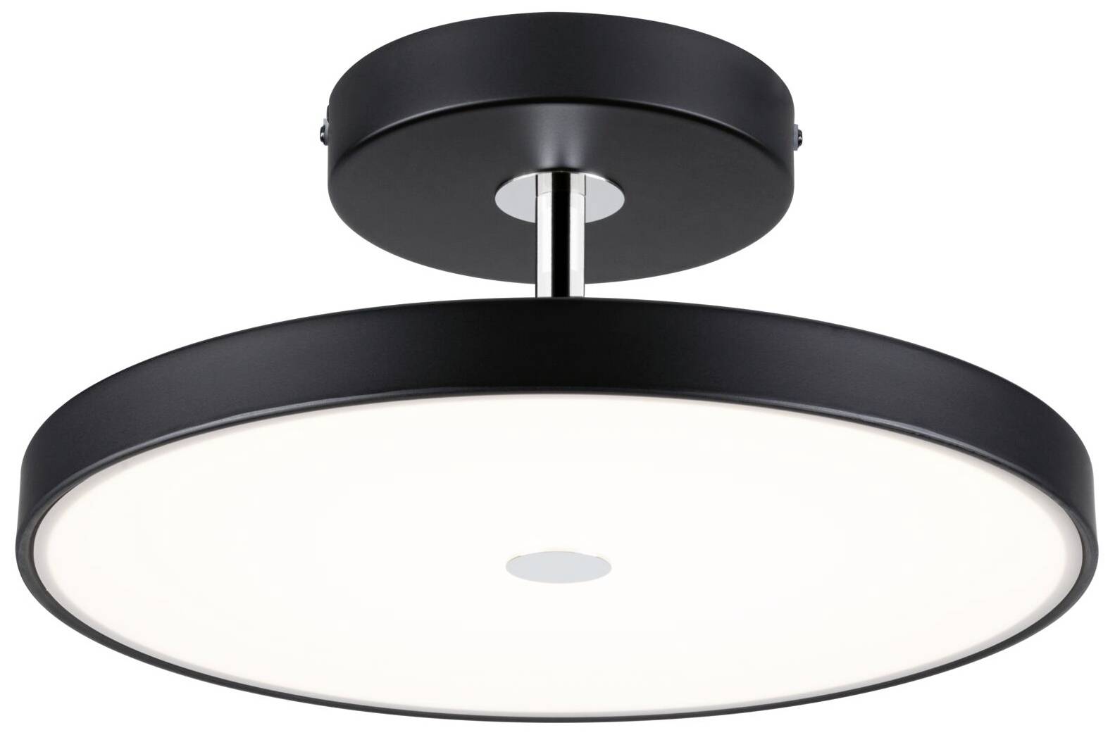 Paulmann 96781 Hildor LED-plafondlamp LED 26.5 W Zwart (mat), Chroom