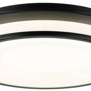 Paulmann 96785 Egron LED-plafondlamp LED 16 W Zwart (mat) Paulmann 96785 Egron LED-plafondlamp LED 16 W Zwart (mat)