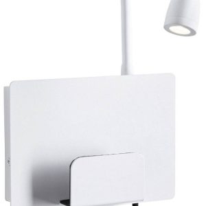 Paulmann Halina 71100 LED-wandlamp 2.4 W LED Wit (mat) Paulmann Halina 71100 LED-wandlamp 2.4 W LED Wit (mat)