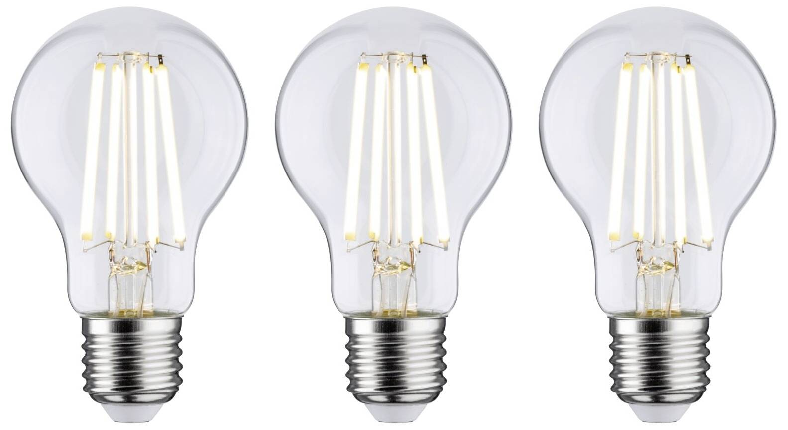Paulmann 29132 LED-lamp Energielabel A (A - G) E27 4 W Warmwit (Ø x h) 60 mm x 105 mm 3 stuk(s)