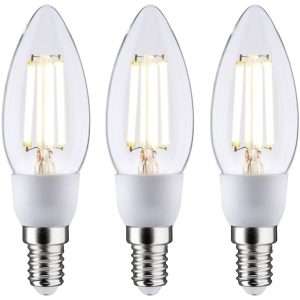 Paulmann 29133 LED-lamp Energielabel A (A – G) E14 2.5 W Warmwit (Ø x h) 35 mm x 113 mm 3 stuk(s) Paulmann 29133 LED-lamp Energielabel A (A – G) E14 2.5 W Warmwit (Ø x h) 35 mm x 113 mm 3 stuk(s)