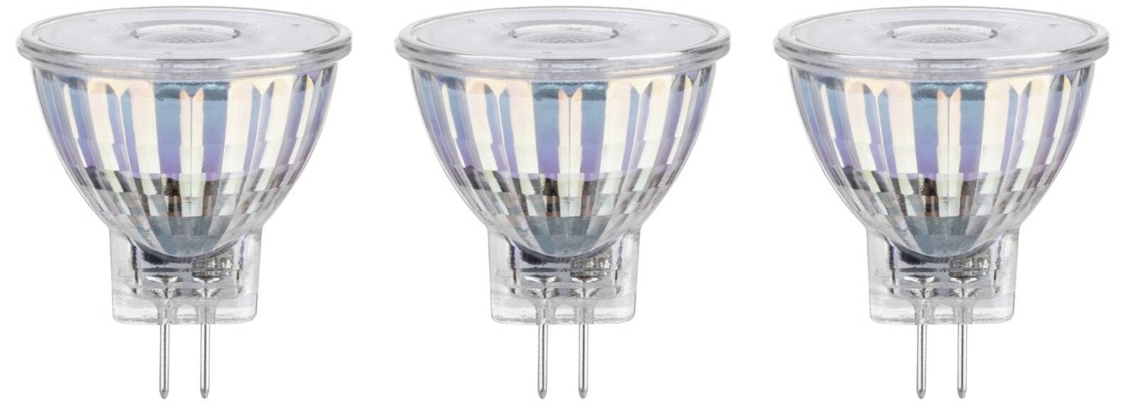 Paulmann 29140 LED-lamp Energielabel F (A - G) GU4 4.2 W Warmwit (Ø x h) 35 mm x 38 mm 3 stuk(s)