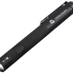 TOOLCRAFT TO-8985333 Penlight Met riemclip werkt op batterijen 170 lm Zwart 33 g TOOLCRAFT TO-8985333 Penlight Met riemclip werkt op batterijen 170 lm Zwart 33 g
