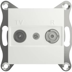 Schneider Electric EPH3300721D TV- en radio-eindcontactdoos Asfora Wit (RAL 9003) 1 stuk(s) Schneider Electric EPH3300721D TV- en radio-eindcontactdoos Asfora Wit (RAL 9003) 1 stuk(s)