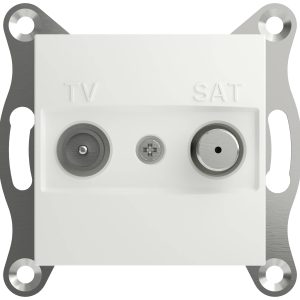 Schneider Electric EPH3470321D TV-satelliet doorvoercontactdoos Asfora Wit (RAL 9003) 1 stuk(s) Schneider Electric EPH3470321D TV-satelliet doorvoercontactdoos Asfora Wit (RAL 9003) 1 stuk(s)